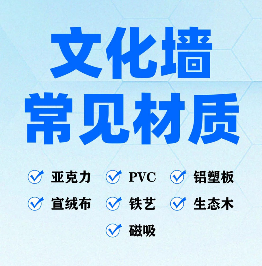 天峰廣告讓你了解文化墻部分材質